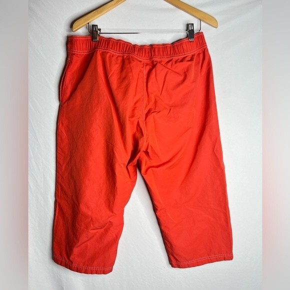 Vintage Nike Grey Tag Orange Windbreaker Capri Athletic Pants Size XL (16-18) - Picture 2 of 12